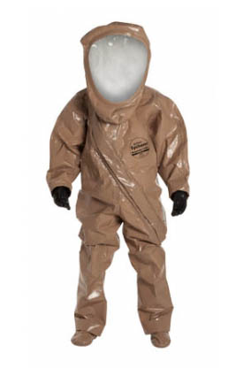 Dupont™ RC550T TN Tychem® Responder® CSM Encapsulated Level A Expanded Back Front Entry Tan Chemical Suit